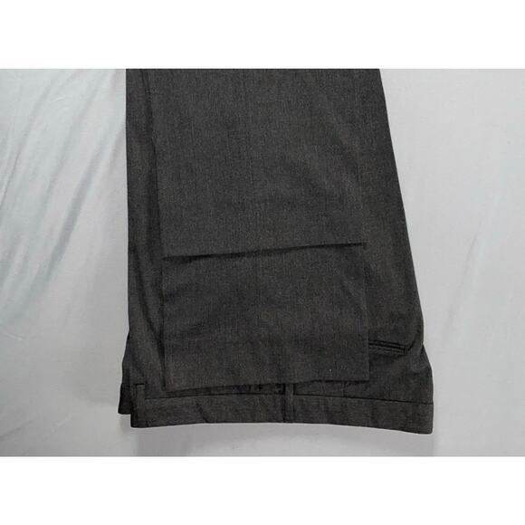 Calvin Klein Flat Front Microfiber Dress Pants, Slacks. Heather Gray, 33X31. EUC - Picture 3 of 9